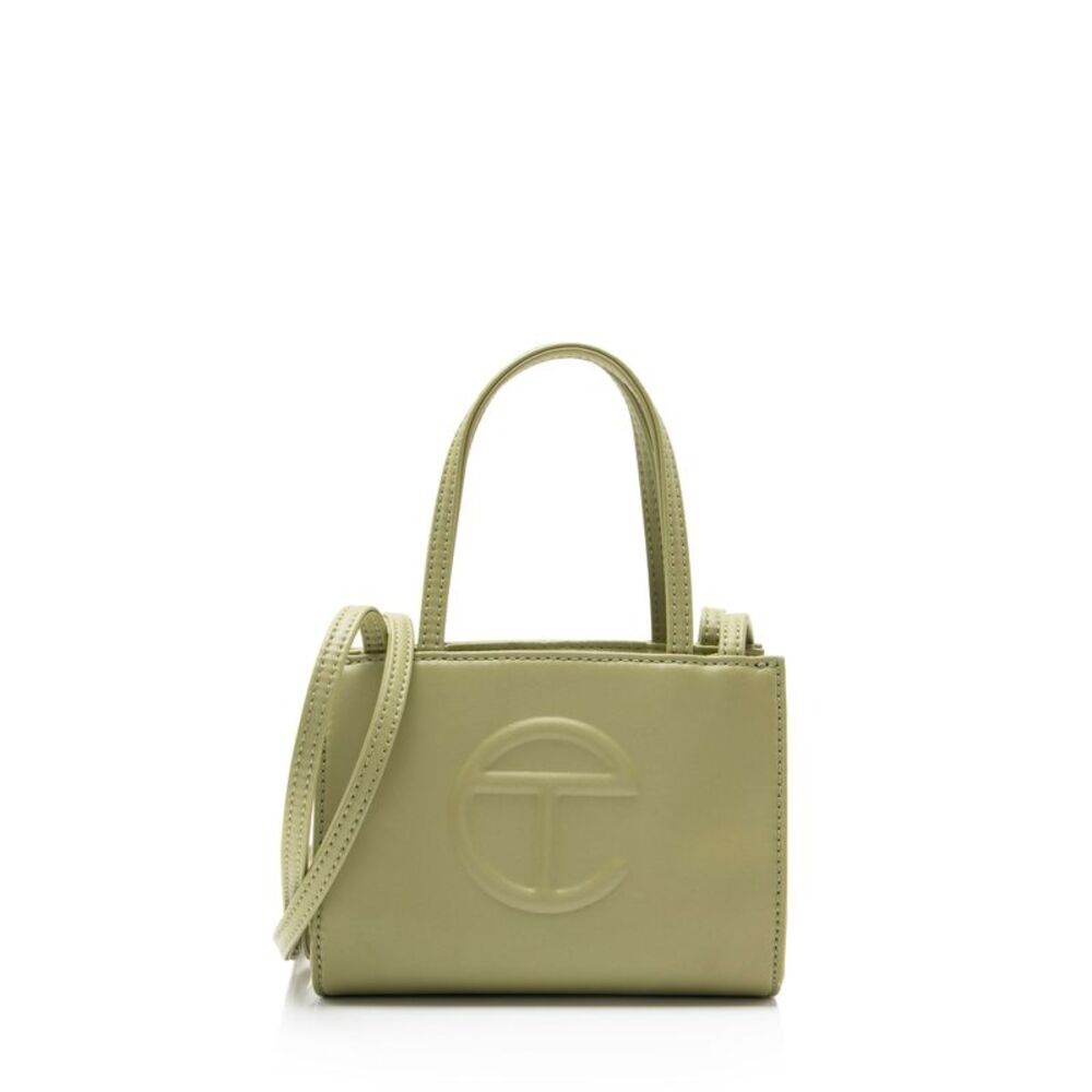 Telfar Faux Leather Small Shopping Tote